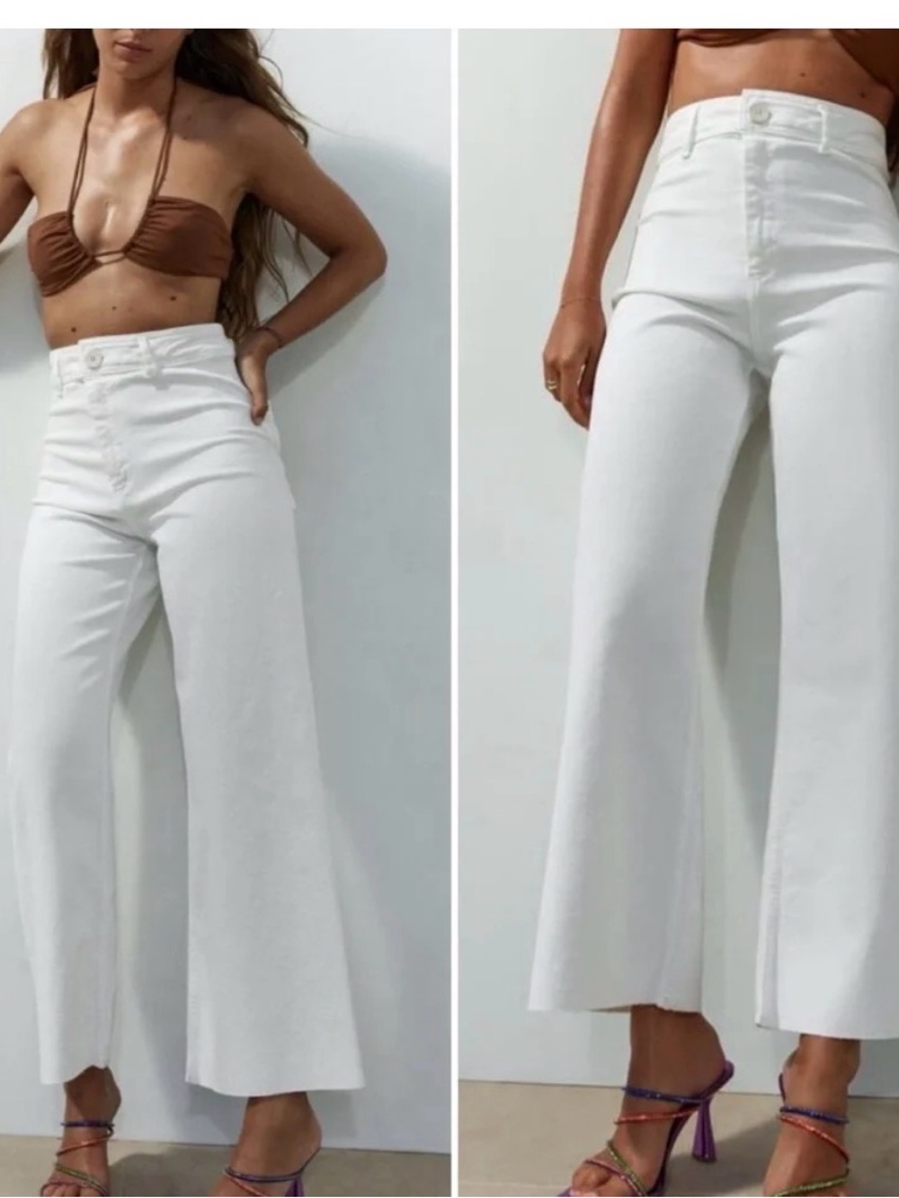 Zara marine straight jeans size 4